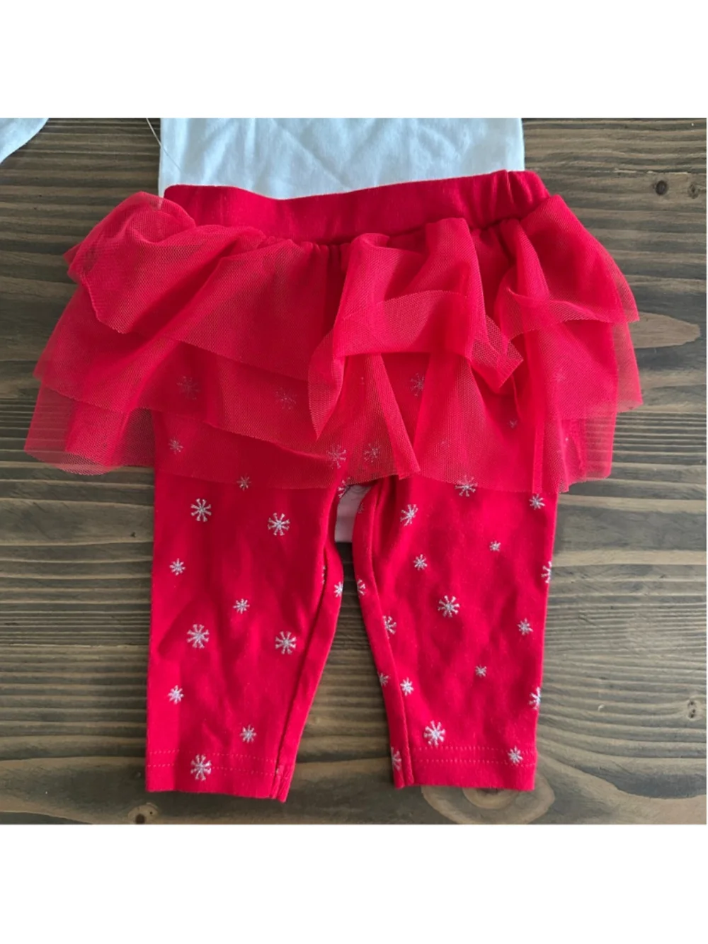 Carter’s Merry & Bright Baby Outfit 3M Christmas Tutu Set Holiday